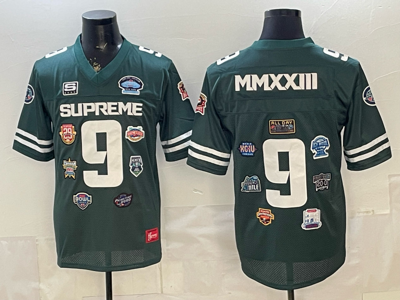 Men 2026 NCAA green jersey 0419001 